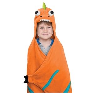 Best Brands Kids Hooded Throw/Blanket - Dinosaur